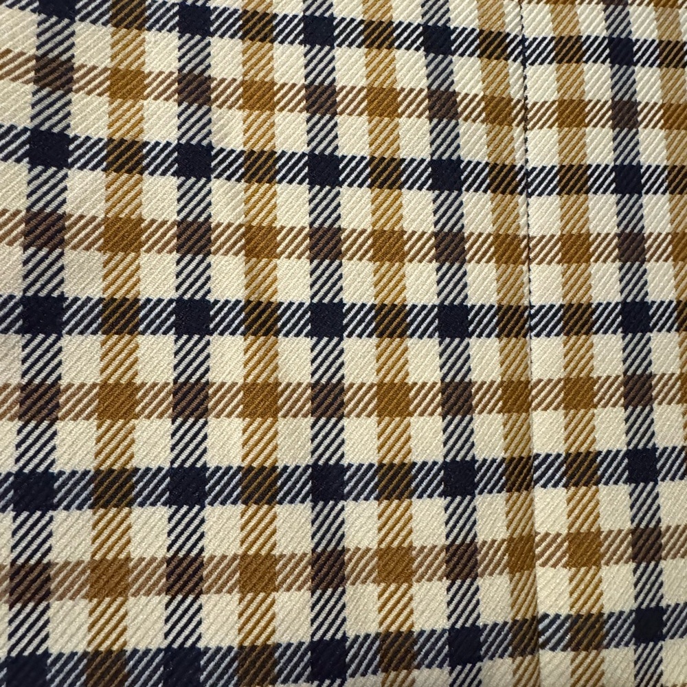 H&M Plaid Blazer Jacket Women Size 10 Preppy Academia Neutral Blazer Coat - Picture 4 of 10